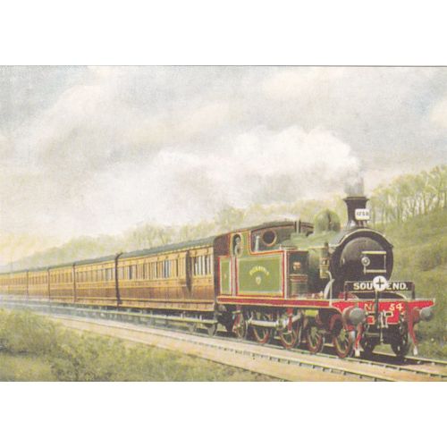 Artist Drawn Southend Express Train Postcard (T11598) Reproduction