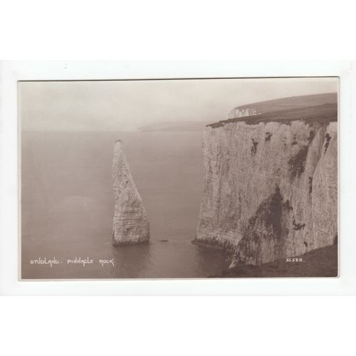Pinnacle Rock Studland Postcard Dorset 56522