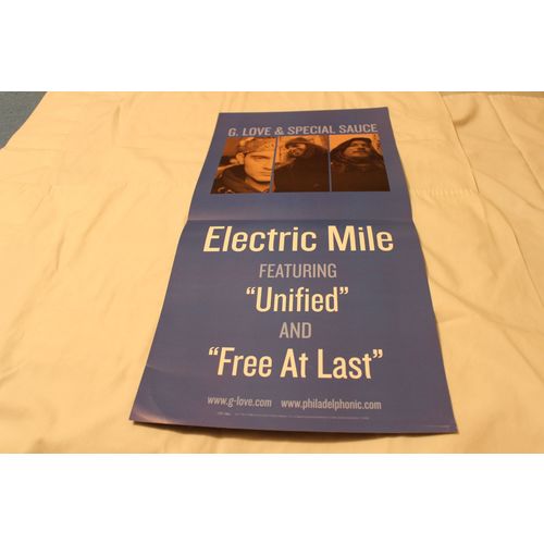 G. Love & Special Sauce 2 Attached Promo Flats-ELECTRIC MILE