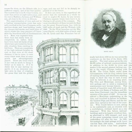 Saint Louis in 1884. by William Henry Bishop..1 to >29 lots of 10 copies