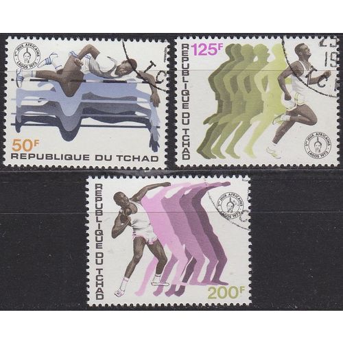TSCHAD CHAD [1973] MiNr 0650-52 ( O/used ) Olympiade