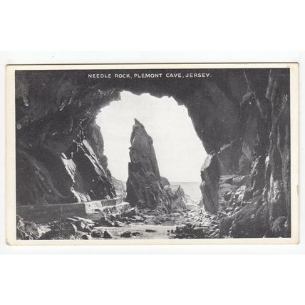 Needle Rock Plemont Cave Jersey Postcard ETW