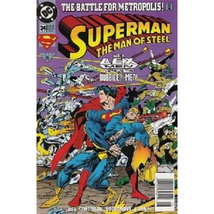 Superman: Man of Steel (Vol 1) # 034 NM MODERN AGE COMICS