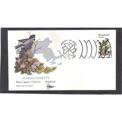 FDC Gill Craft 1973a 20c Chickadee (Cachet-U/A) CV39873