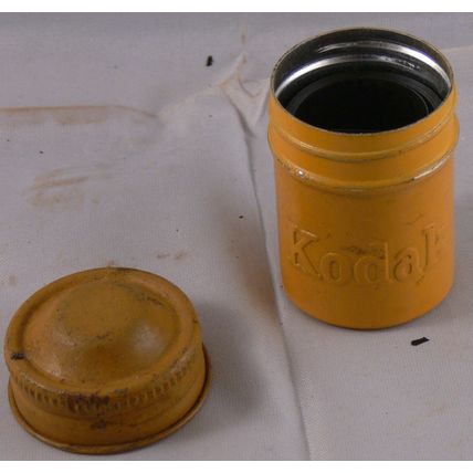 Yellow Kodak 35mm Film Tin