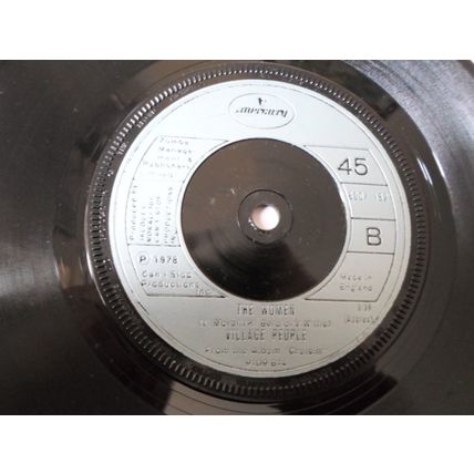 7" 1978. VILLAGE PEOPLE. .Y M C A .MERCURY. 6007192 THE WOMEN .NEAR MINT
