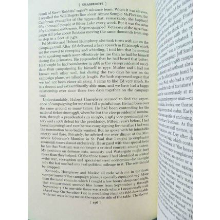 VERY RARE SIGNED COPY GRASSROOTS THE AUTOBIOGRAPHY of GEORGE McGOVERN HCDJ