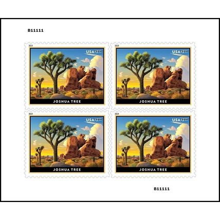 Joshua Tree Pane of Four $7.35 Priority Mail Postage Stamps Scott 5347