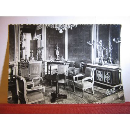 THE ABDICATION CABINET, FOUNTAINEBLEAU CHATEAU, PARIS unused postcard RP #