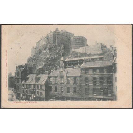 Edinburgh Castle, Edinburgh, 1905 - Valentine's Postcard