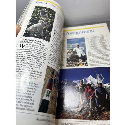 National Geographic Magazine May 1991 Elephants Vintage Collectable