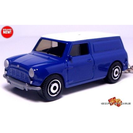 HTF KEYCHAIN BLUE AUSTIN MORRIS MINI COOPER VAN CUSTOM Ltd Ed. NICE GIFT