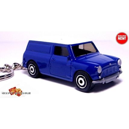 HTF KEYCHAIN BLUE AUSTIN MORRIS MINI COOPER VAN CUSTOM Ltd Ed. NICE GIFT