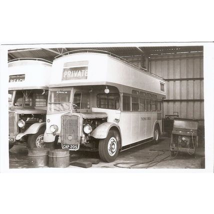 Black & White Photo of Thomas Bros. (Port Talbot) Ltd. - CAP 205 ex. B.H. & D.O.