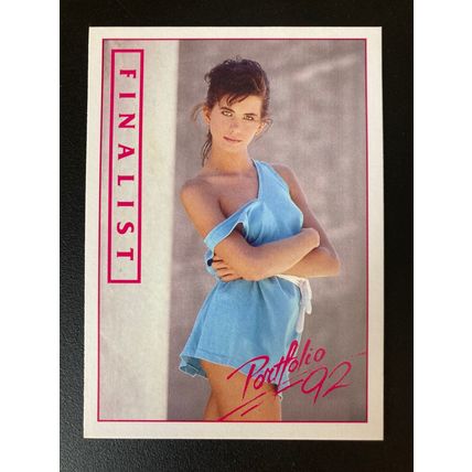 Portfolio '92 International Swimsuit Base trading card # 45 Heather Johnson (A)