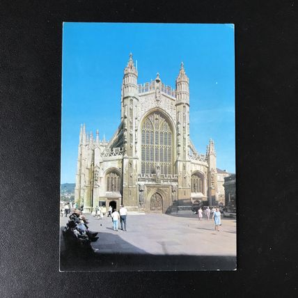YORK MINSTER Harvey Barton Postcard UNUSED GC 1980's West front