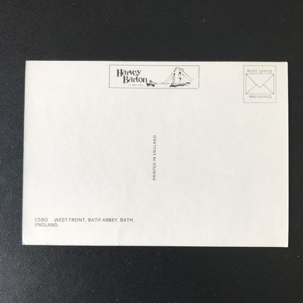 YORK MINSTER Harvey Barton Postcard UNUSED GC 1980's West front