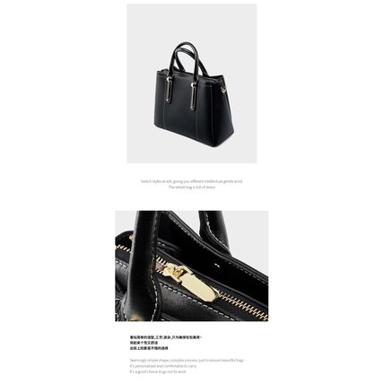 Women Genuine Leather Purses Handbags Tote Bag Shoulder Bag Top Handle Satchel L