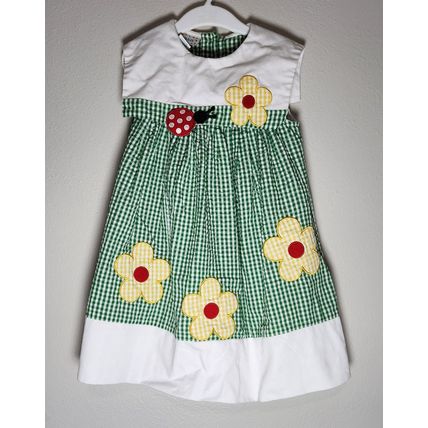 Kids Girl's Dress Spring Summer Sunflowers Size 6