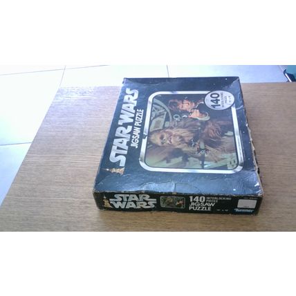 STAR WARS Jigsaw Puzzle (140 Piece) Kenner + Catalogue. VINTAGE 1977 (COMPLETE)