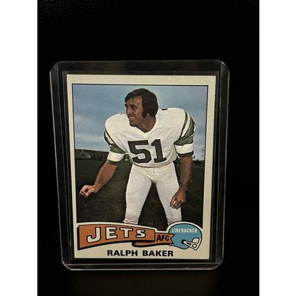 Ralph Baker #9 | 1975 Topps Football Trading Card