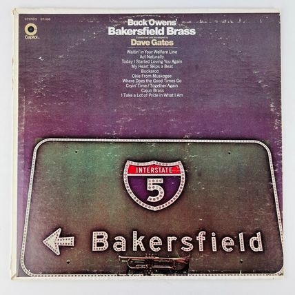 Buck Owens Bakersfield Brass Vinyl LP Record Album ST-568