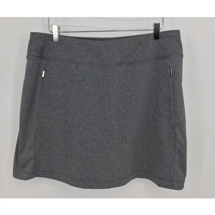 Cutter & Buck CB DryTec 50+ Women's Tennis Golf Skort Gray Size XL Athletic