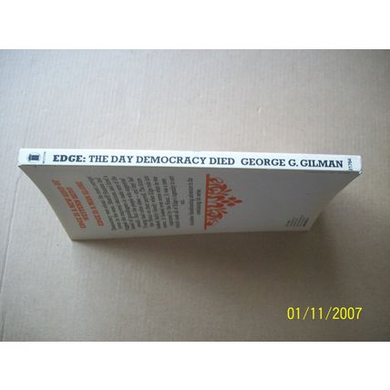 EDGE #24 The Day Decocracy Died -George G. Gilman- Nel Paperback book 1977