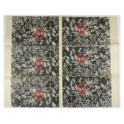 WW2 British Air Drop Leaflet. - Code G.54 [1943]. - Uncut Printer's Sheet.