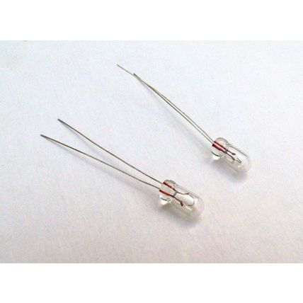 12V 0.05A 0.6W Wire Ended Light Bulb pair meter back light Lamp backlight