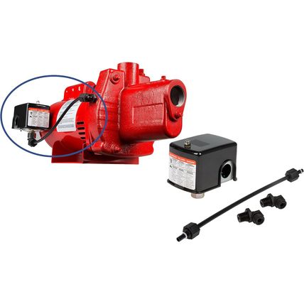 Red Lion 305584014 Pressure Switch Kit for All RJS-PREM Shallow Well Jet Pump Mo
