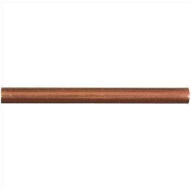 Metal Half Round plain Liner Copper 1/2" x 6"