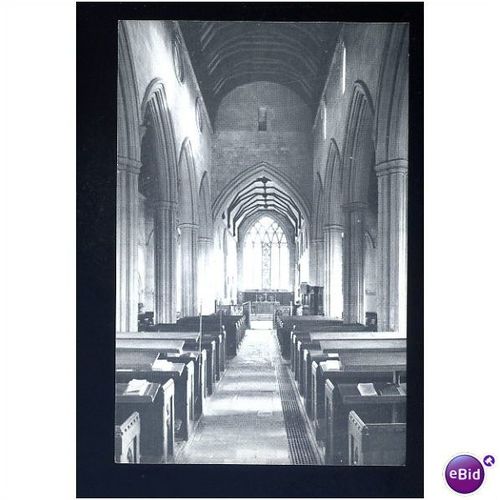 Cambridgeshire TRUMPINGTON Church Interior Postcard