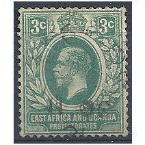 British East Africa 1921 SG66 3c Green Fine Used.