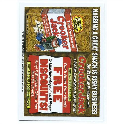 2012 Wacky Packages Series 9 - #42 - Stucker's