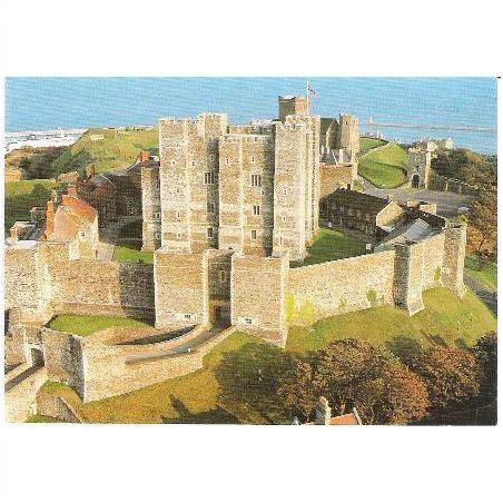 Dover Castle, Kent - great keep - English Heritage postcard