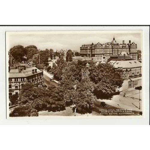 Yorkshire HARROGATE Royal Hall & George & Majestic Hotels Postcard (102)