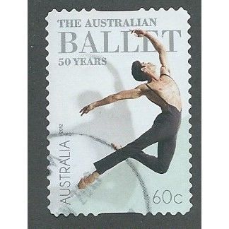 AUS 2012 60c ( S/A) '50TH ANN OF AUSTRALIAN BALLET' FINE USED (EBID36-715