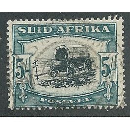 ZAF 1933 5/- 'SUID- AFRIKA' FINE USED (EBID45-675)