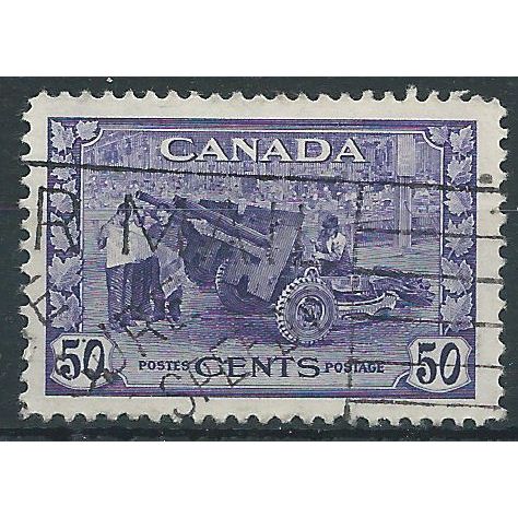 Canada 1942 SG387 50c Violet Good+ Used....