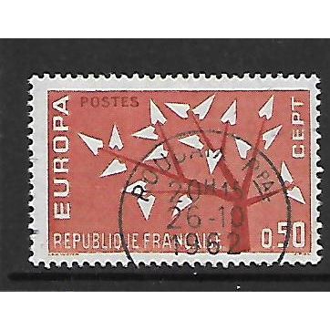 FRANCE 1962 EUROPA TREE 50c BROWN SG 1586 FINE USED#