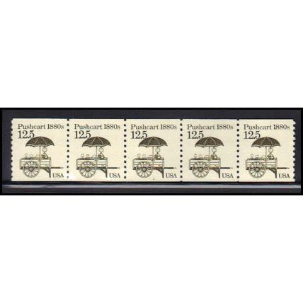 2133 12.5c Pushcart Very Fine MNH Dry Gum PNC 1/5 X2239
