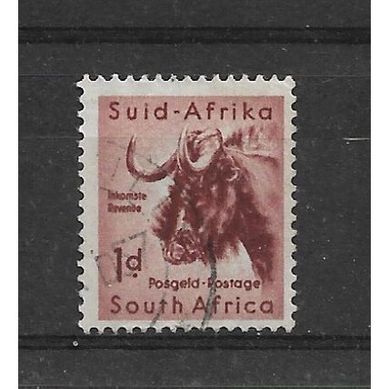 SouthAfrica.SG152 1d Black Wildebeest.Fine Used.Sept21o