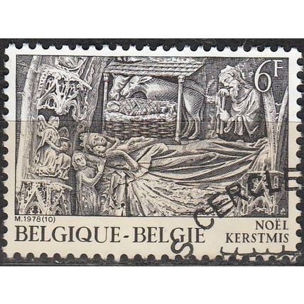 Belgique 1978 Michel 1969 O Cote (2008) 0.30 € Noël La Nativité Cachet rond