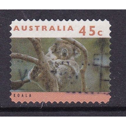 AUSTRALIA 1994 WILDLIFE 2nd SERIES 45c KOALA ASLEEP USED SG1464 #1