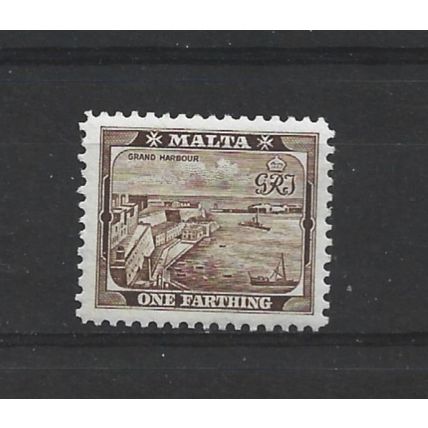 Malta.SG217 1/4d Grand Harbour,Valletta.Mounted Mint.Apr25v