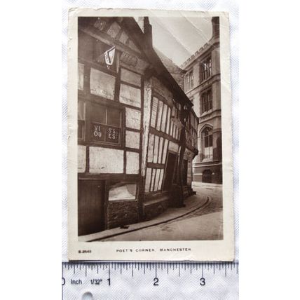 1919 postcard Poets Corner, Manchester