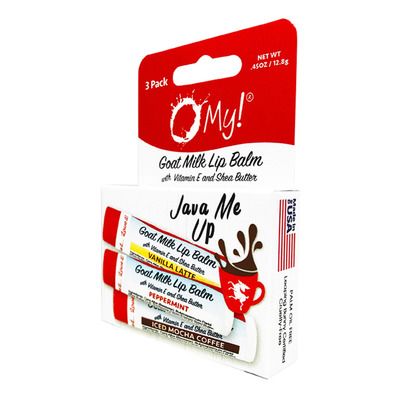 O My! Goat Milk Lip Balm - Natural Goat Milk Lip Balm - Shea Butter and Vitam...
