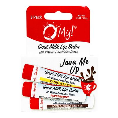 O My! Goat Milk Lip Balm - Natural Goat Milk Lip Balm - Shea Butter and Vitam...