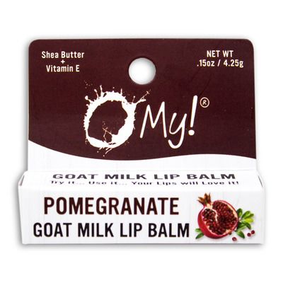 O My! Goat Milk Lip Balm - Natural Goat Milk Lip Balm - Shea Butter and Vitam...